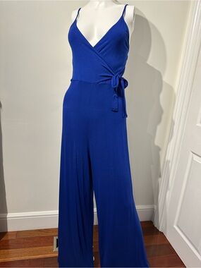 Rolla Coster Royal Blue Wrap Jumpsuit – Size S